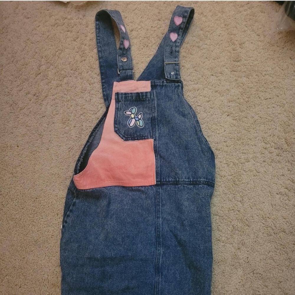 Handpainted overall dress